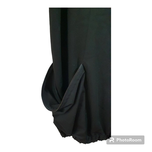 Sarah Pacini Black Dress w Exaggerated Pockets and Elastic Bottom Size 2/Medium - Picture 5 of 11